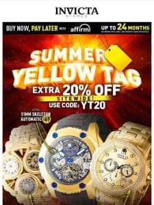 EXTRA 20% OFF Use Code YT20 ‍ Summer YELLOW TAG❗️