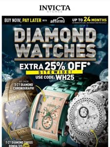 EXTRA 25% OFF DIAMONDS✨From $44 After Coupon WH25❗️