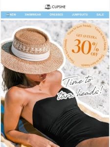 EXTRA 30% OFF!