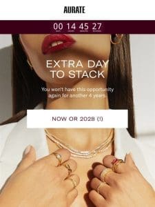 EXTRA DAY = 30% OFF