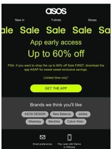 Early access to the Sale is here!