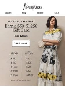 Earn a gift card when you shop Rag & Bone， Theory…