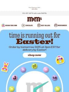 Easter is Hoppin Away， Shop Today