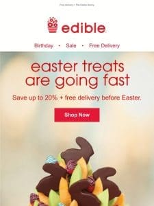 Easter treats are going fast?