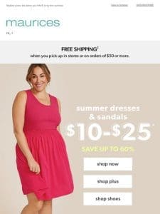 Easy summer dresses at an easy $10-$25 ?