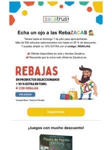 Echa un ojo a las RebaZACAS  ️