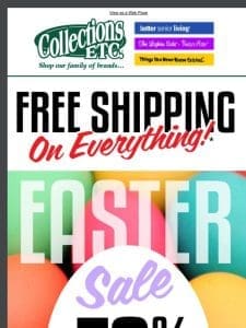 Egg-stra Special: Free Shipping + Up to 70% Off Inside!