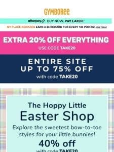 Egg-stra cute & on SALE! 40% off ALL Easter!