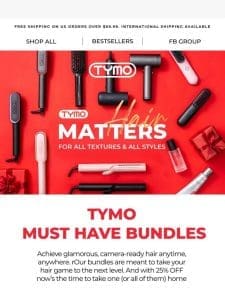 Elevate Your Hair Game with TYMO’s Bestseller Bundle