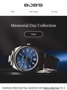 Elevate Your Watch with a Complimentary Watch CSA Certificate This Memorial Day