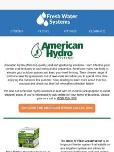 Elevate your outdoor spaces with American Hydro