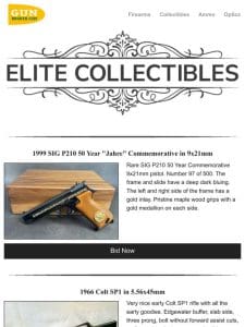 Elite Collectible Firearm Auctions