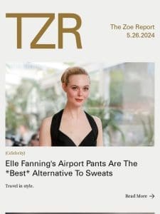 Elle Fanning’s Airport Pants Are The *Best* Alternative To Sweats