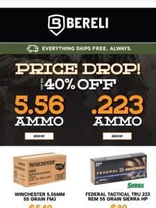 End the week with a BANG!? 556 & 223 Ammo On Sale Now!