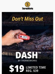 Ending Soon: $19 DASH Pocket Thermometer