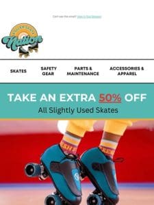 Ending Soon: 50% Off Slightly Used Skates