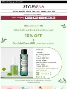 Ending Soon: Don’t miss our DOUBLE FREE GIFT!