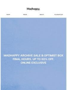 Ending Soon – Optimist Box & Archive Sale