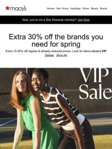 Ending soon: an EXTRA 30% off big names ??