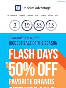 Ends Today: FLASH DAYS ?? SALE