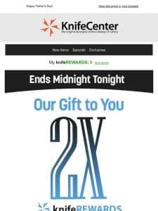 Ends Tonight | 2X Points Everything In Stock!