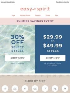 Ends Tonight | 30% Off Sandals & Sneakers