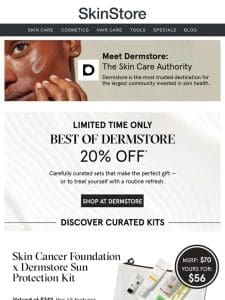 Ends soon: 20% off Best of Dermstore kits at Dermstore