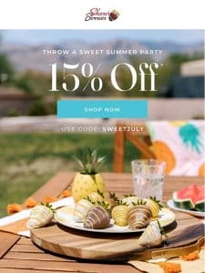 Enjoy 15% Off To Shop The Summer Essentials