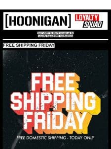 Enjoy FREE shipping on us! TODAY ONLY!