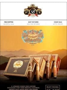 Enjoy Fine Cigars H.Upman and save $5 OFF?