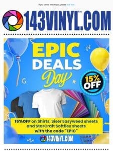 Epic Deals Day is Here!