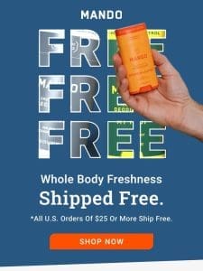 Every Day is Free Shipping Day