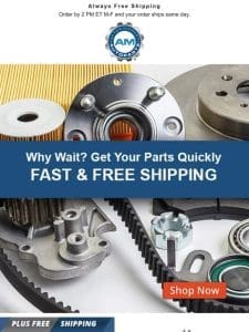 Everything Ships Free! Plus Suspension Kit Deals!