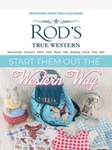 Everything Western For Infants & Toddlers