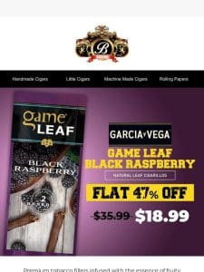 Exciting flavor from the popular brand! Game Leaf Cigar