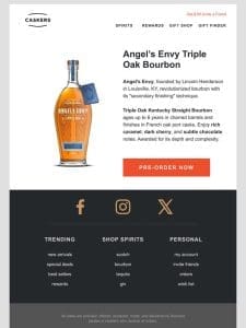 ? Exclusive Pre-Sale: Angel’s Envy Triple Oak Bourbon