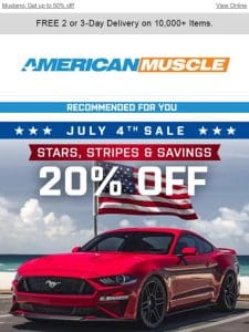 Exclusive Sale for Mustang