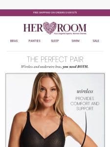 Experience the Difference: Underwire and Wireless Bras
