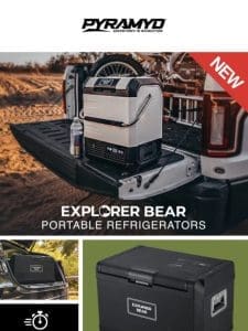 Explorer Bear: Portable Refrigerators