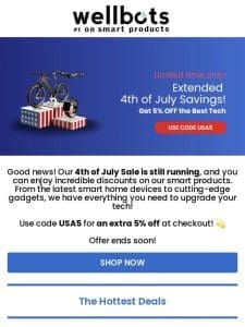 Extended 4th of July Deals!