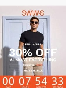 Extended Sale Ends Tonight