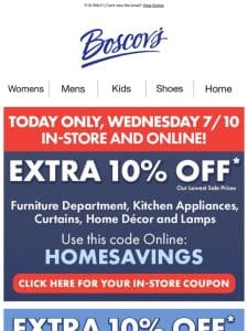 Extra 10% OFF Select Home + Win A Home Shopping Spree