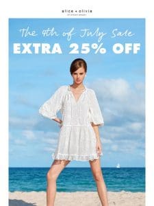 Extra 25% Off Your Perfect Summer Look​