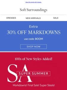 Extra 30% OFF? Sale It Ain’t So…