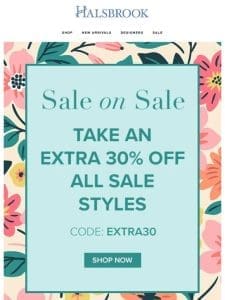 Extra 30% Off Sale! Grab Your Size Now.