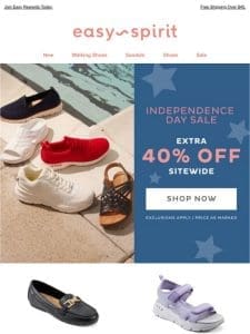 Extra 40% OFF Comfort Sneakers & Sandals