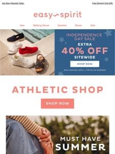 Extra 40% OFF Summer Athletic