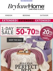 FINAL CALL: 50-70% OFF Select Bedding