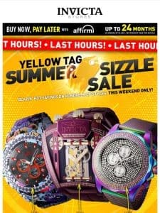 ?FINAL HOURS???Last Chance For SIZZLING DEALS???