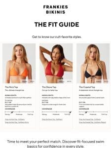 FIND YOUR PERFECT SWIM FIT